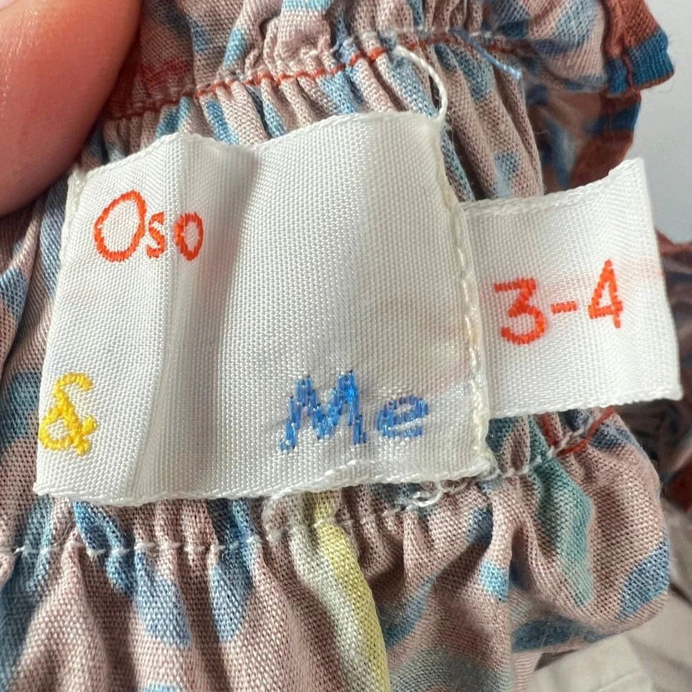 Oso & Me Carolyne Dress Geometric‎ Print Sz 3T 4T